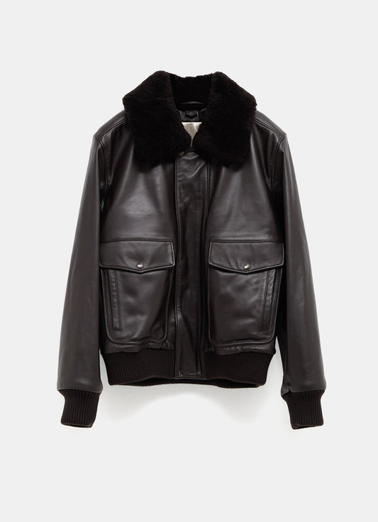 Chaqueta de piel para hombre