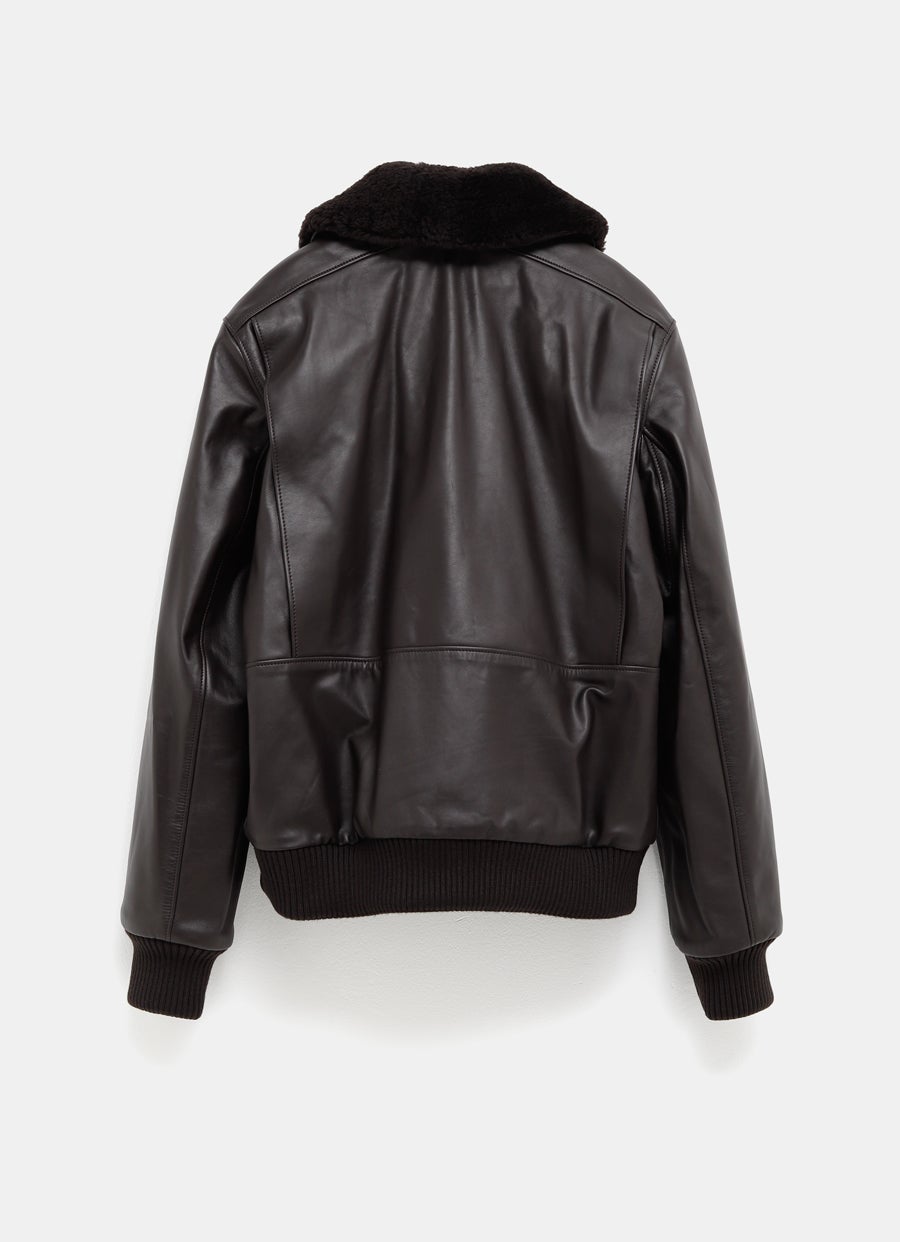 Chaqueta de piel para hombre