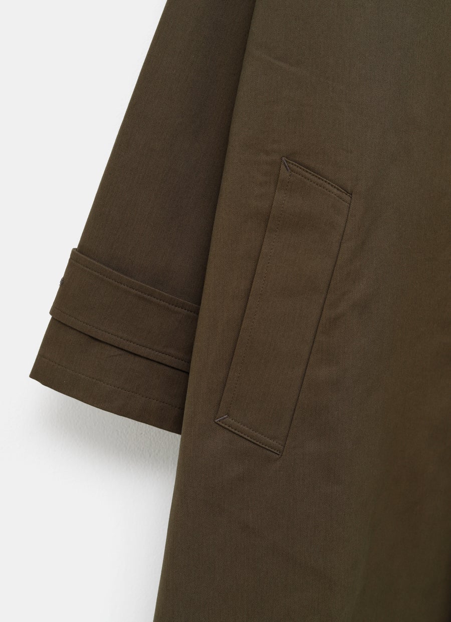 Gabardina de manga raglán oversize