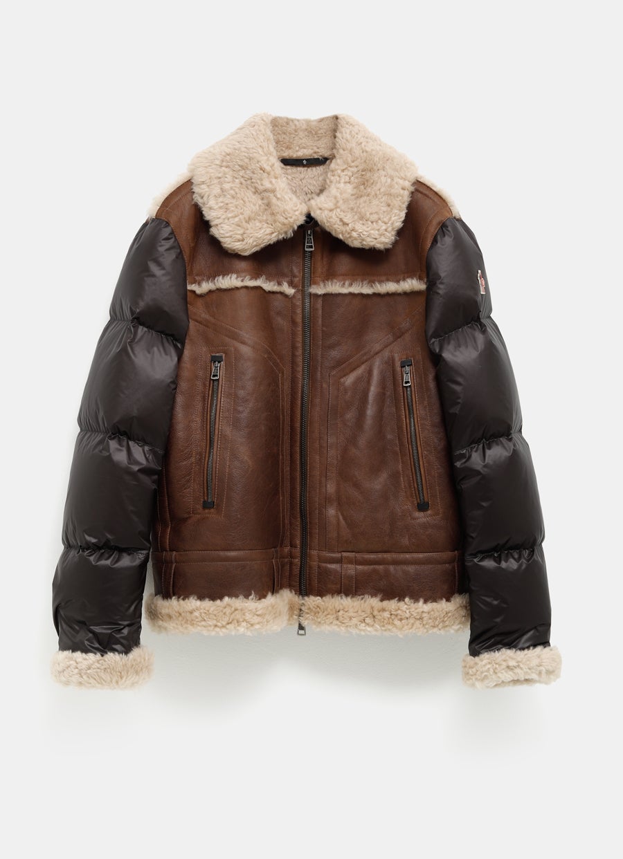 Chaqueta Argens de piel acolchada para hombre