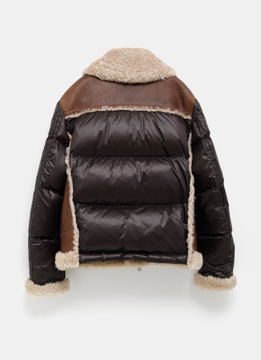 Chaqueta Argens de piel acolchada para hombre