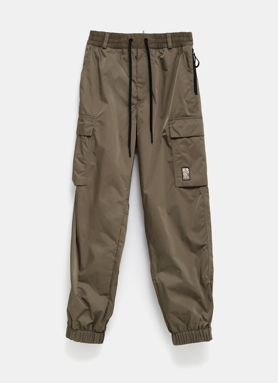 Pantalones cargo de gabardina para hombre