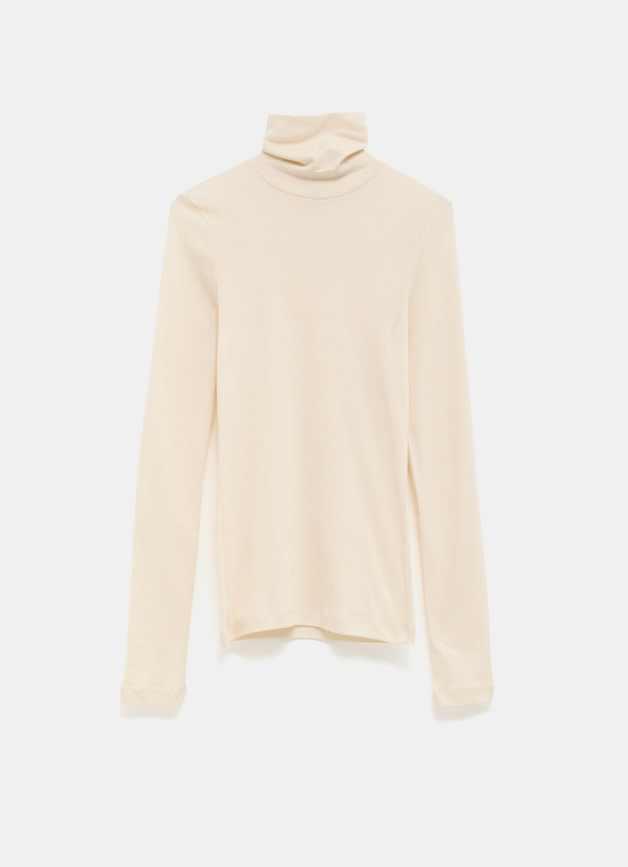 Camiseta de cuello alto Dinah