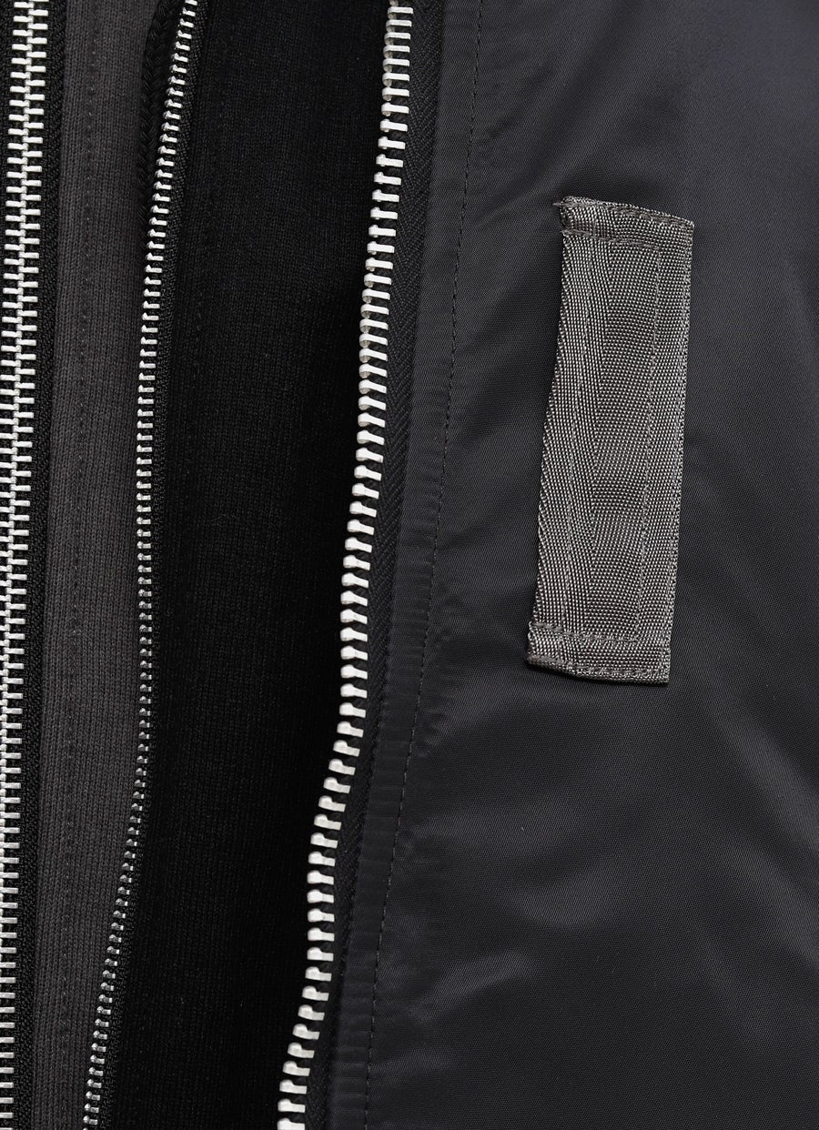 Chaqueta bomber con tres capas para hombre