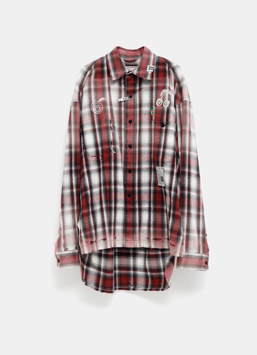 Camisa de cuadros vintage