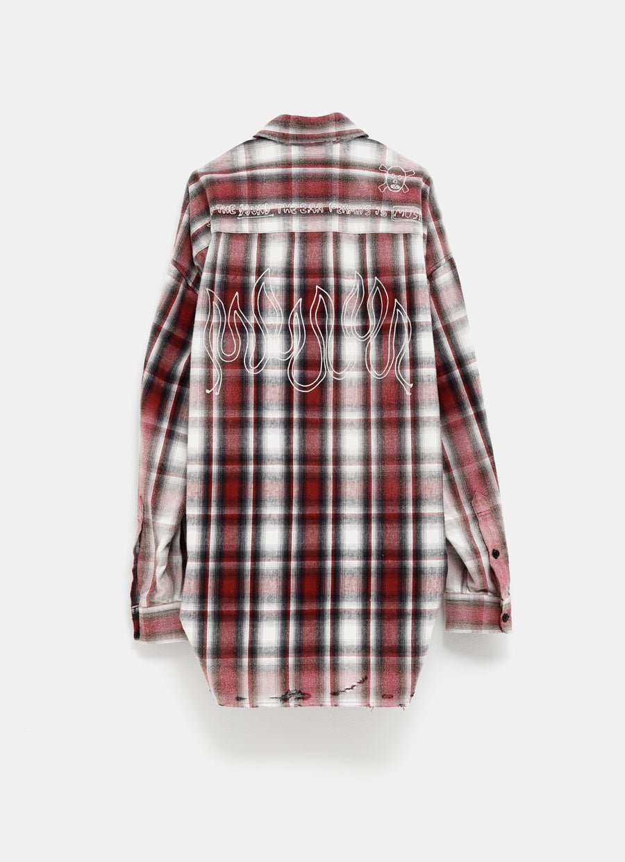 Camisa de cuadros vintage