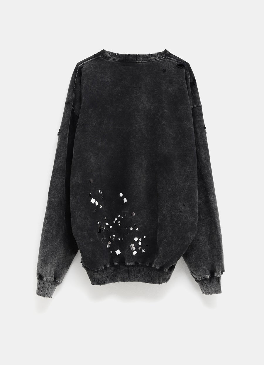 Sudadera con apliques