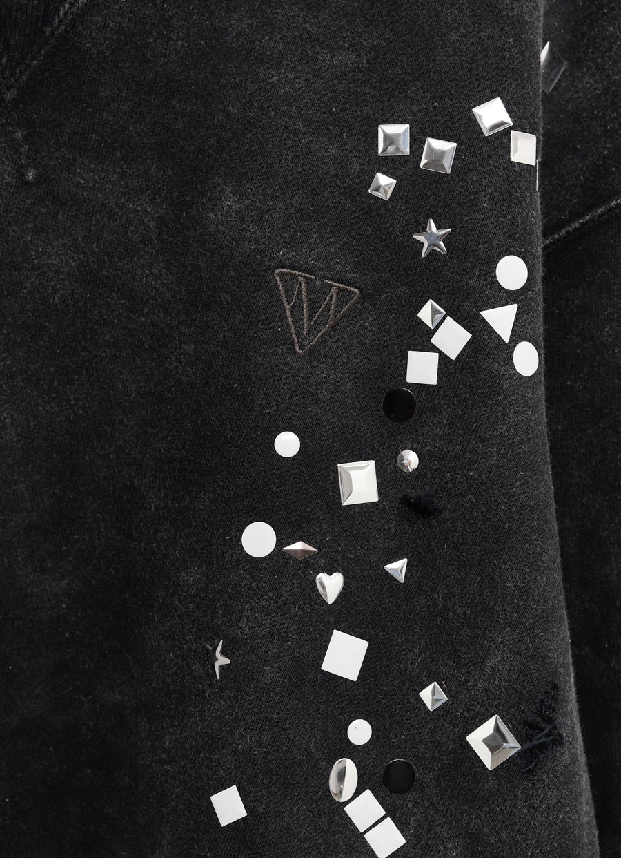 Sudadera con apliques