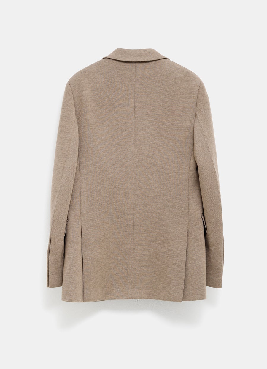 Chaqueta en punto de lana