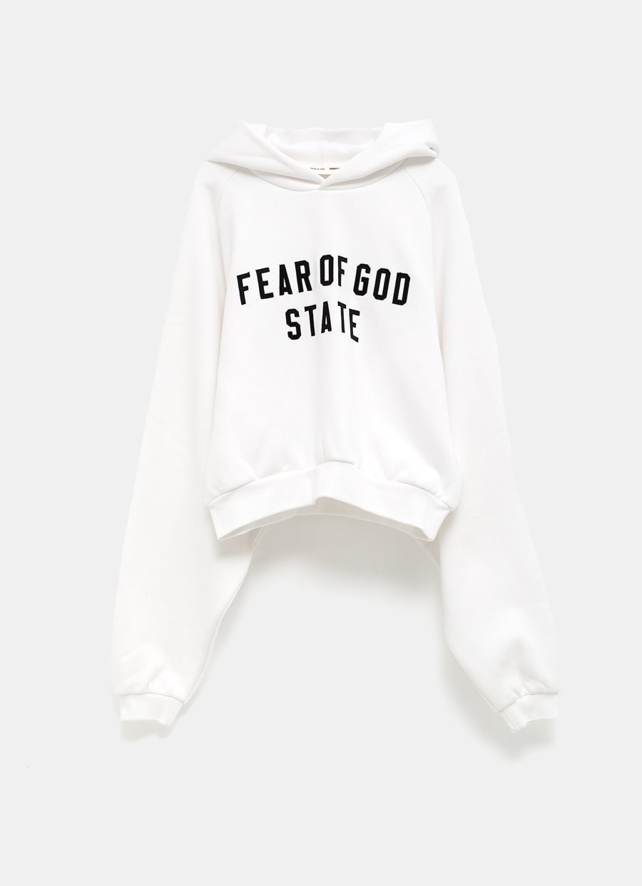 Sudadera con capucha y manga raglan para mujer