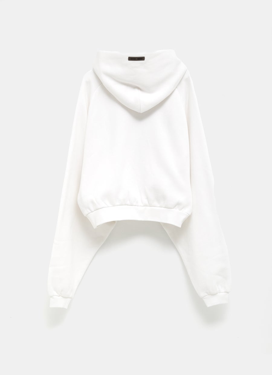 Sudadera con capucha y manga raglan para mujer