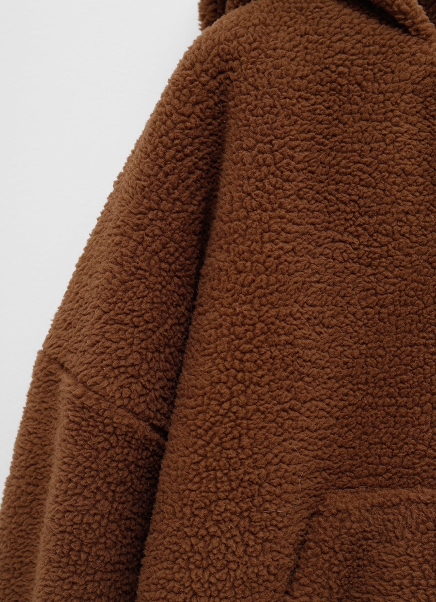 Sudadera con capucha unisex de borreguito