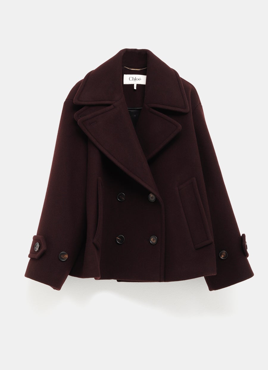 Abrigo corto cruzado