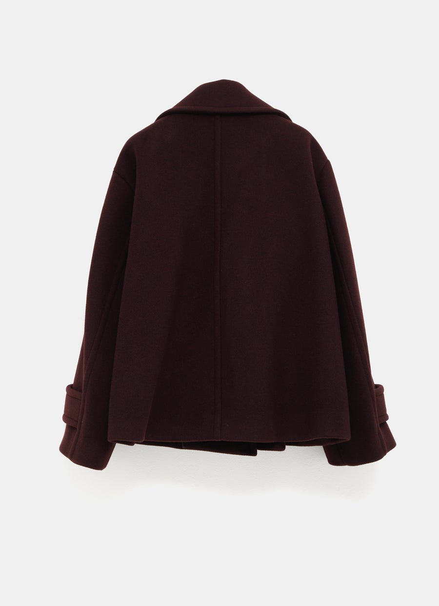 Abrigo corto cruzado