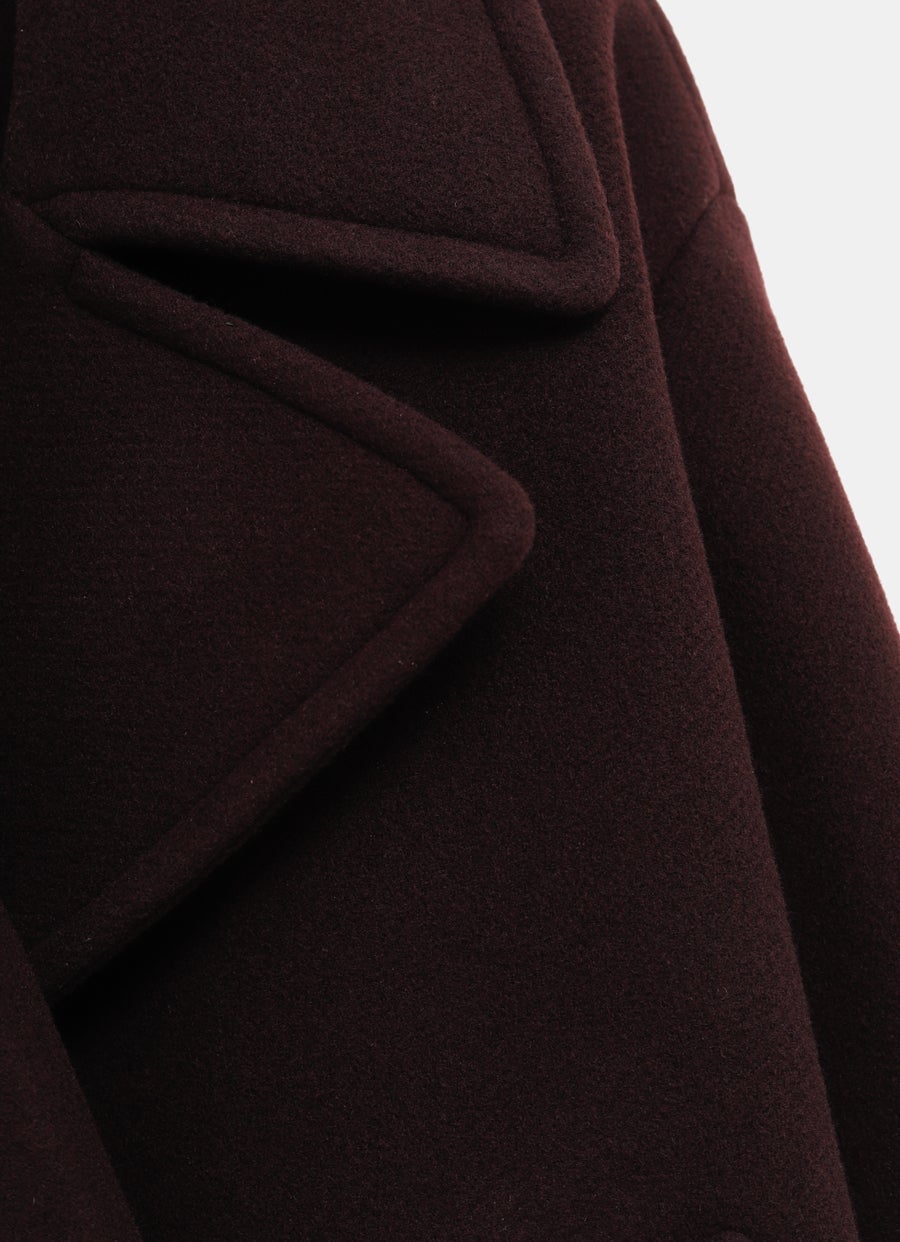 Abrigo corto cruzado