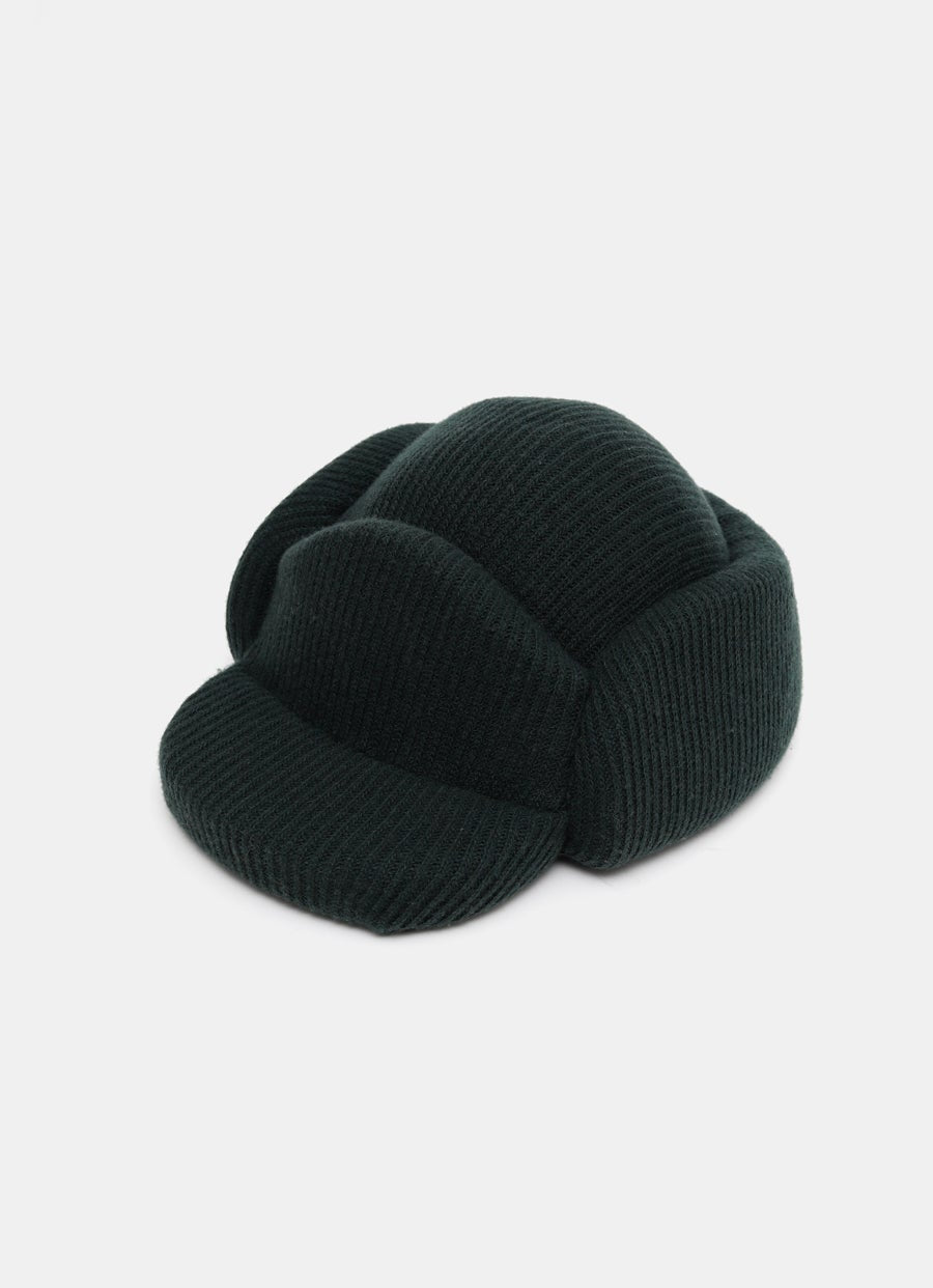 Gorra acolchada de canalé