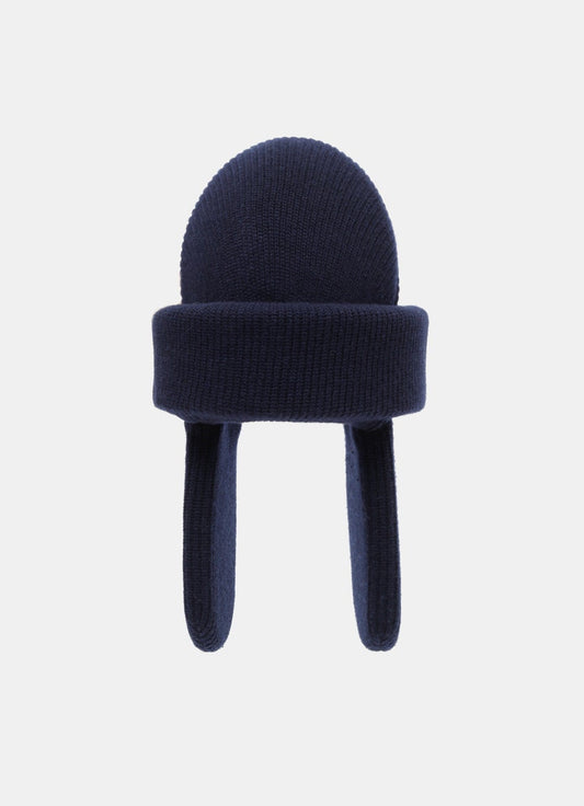 Gorro acolchado de canalé