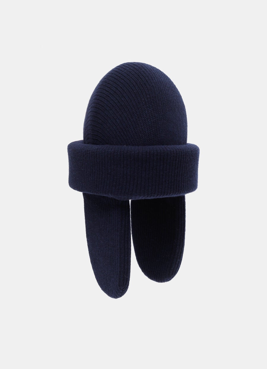 Gorro acolchado de canalé