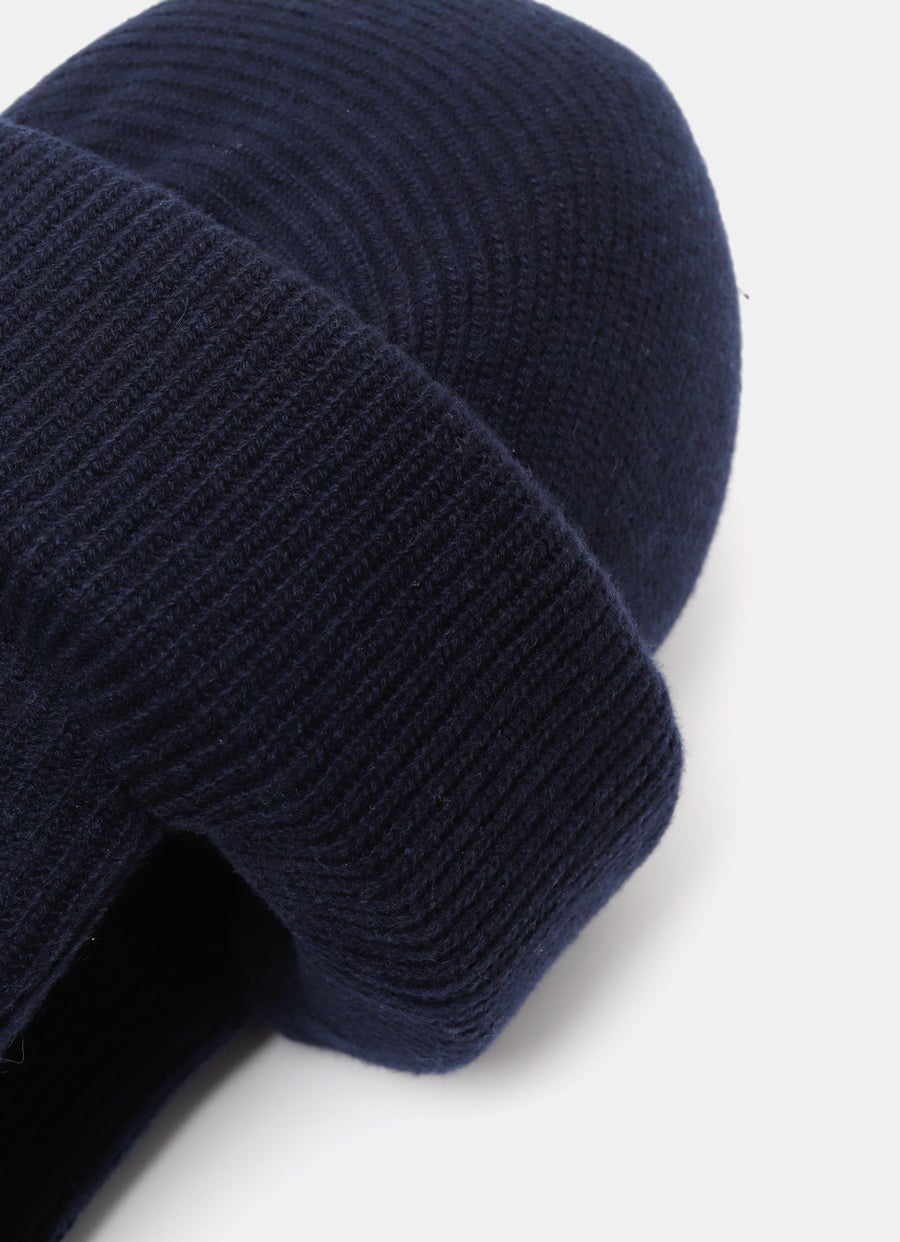 Gorro acolchado de canalé