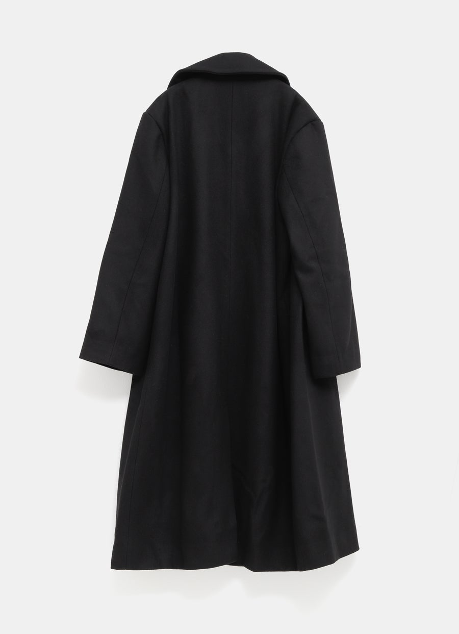 Abrigo de lana oversize