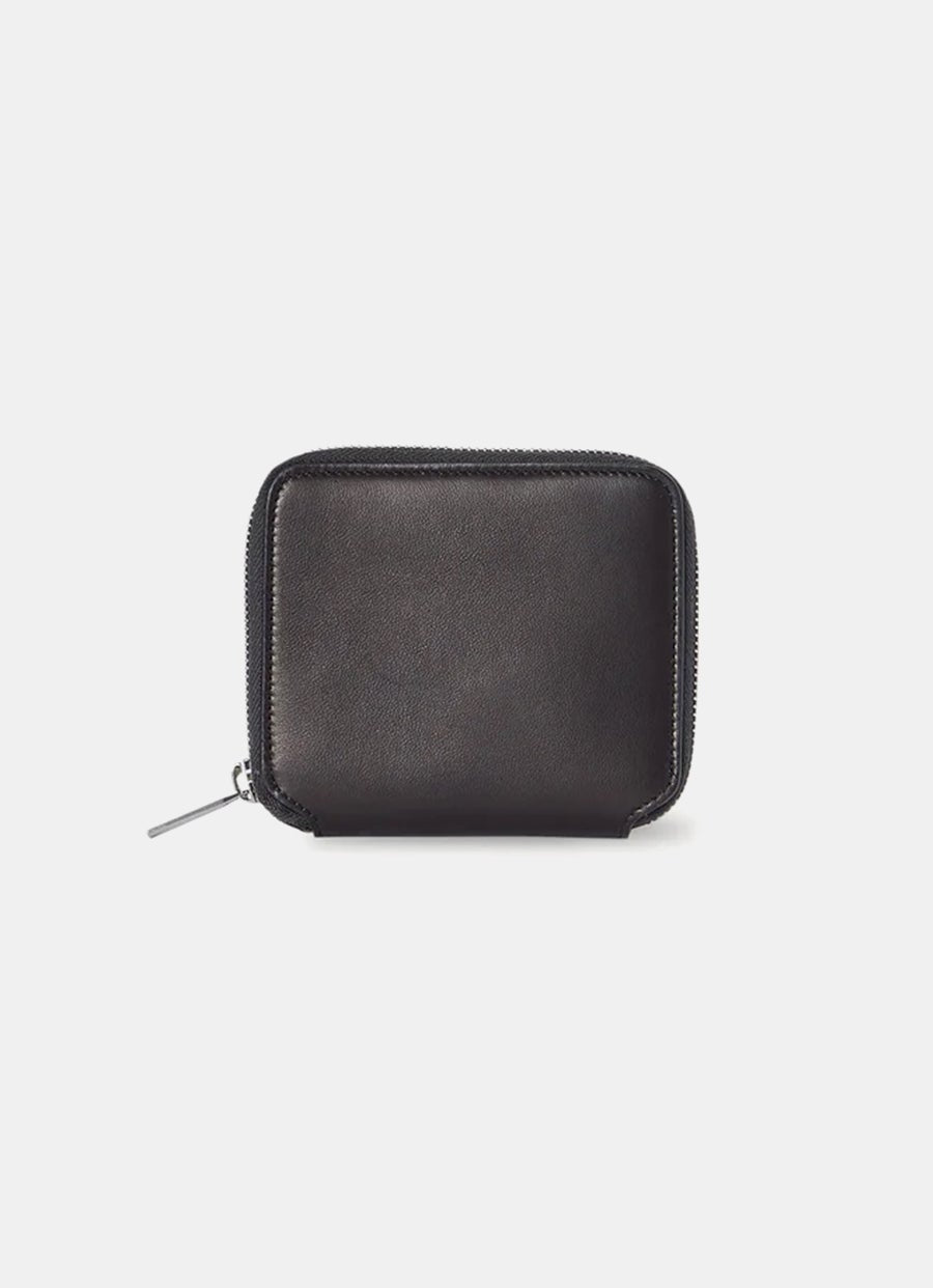 Cartera pequeña con cremallera para hombre