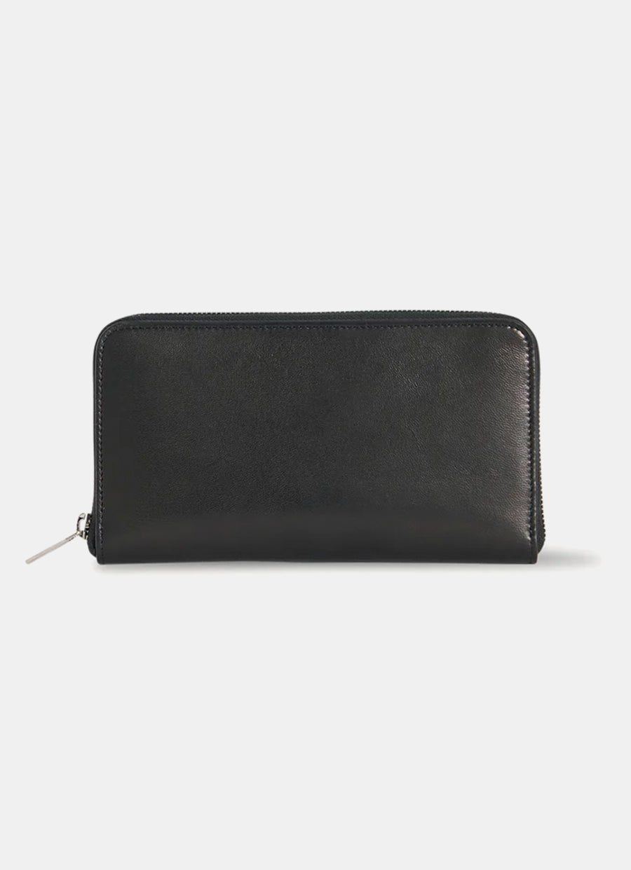 Cartera grande con cremallera para hombre