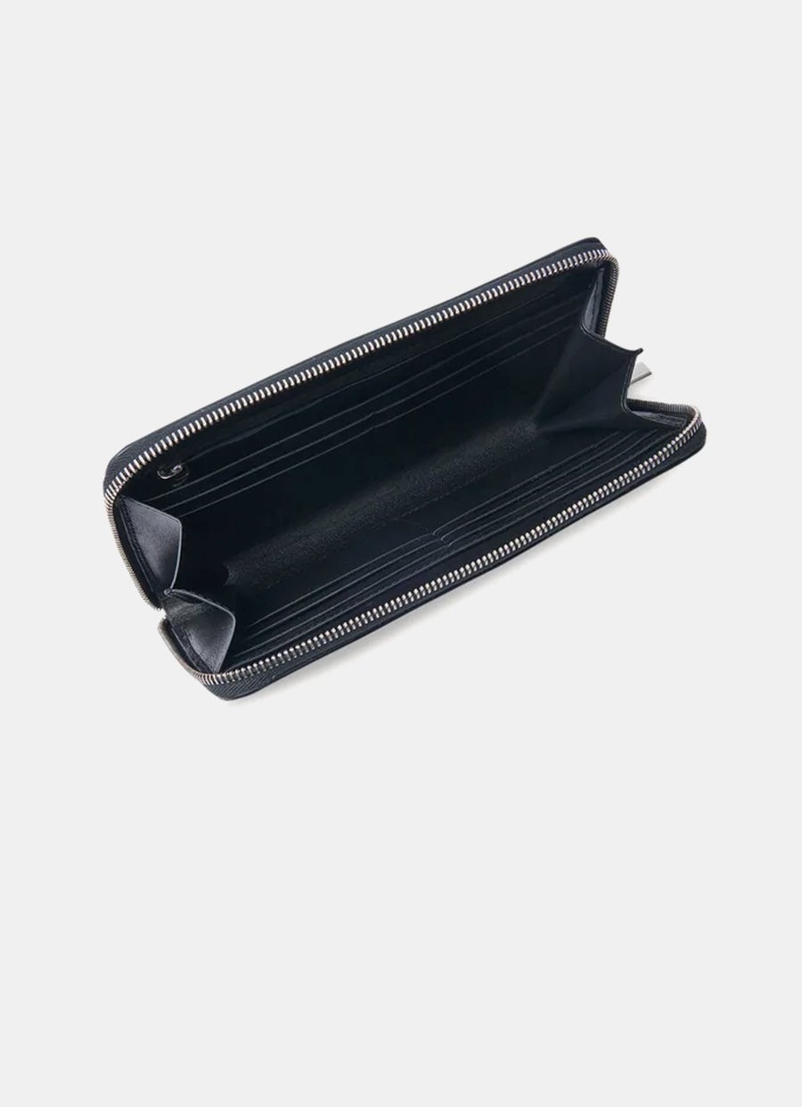 Cartera grande con cremallera para hombre