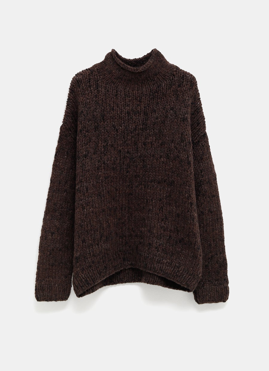 Jersey con cuello enrollado