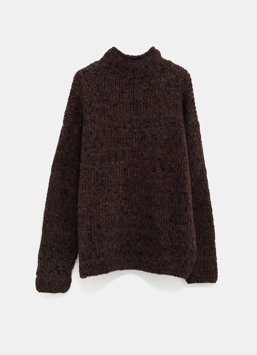 Jersey con cuello enrollado