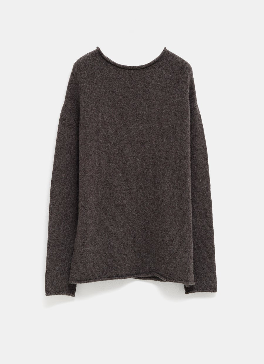 Jersey suave de cuello barco