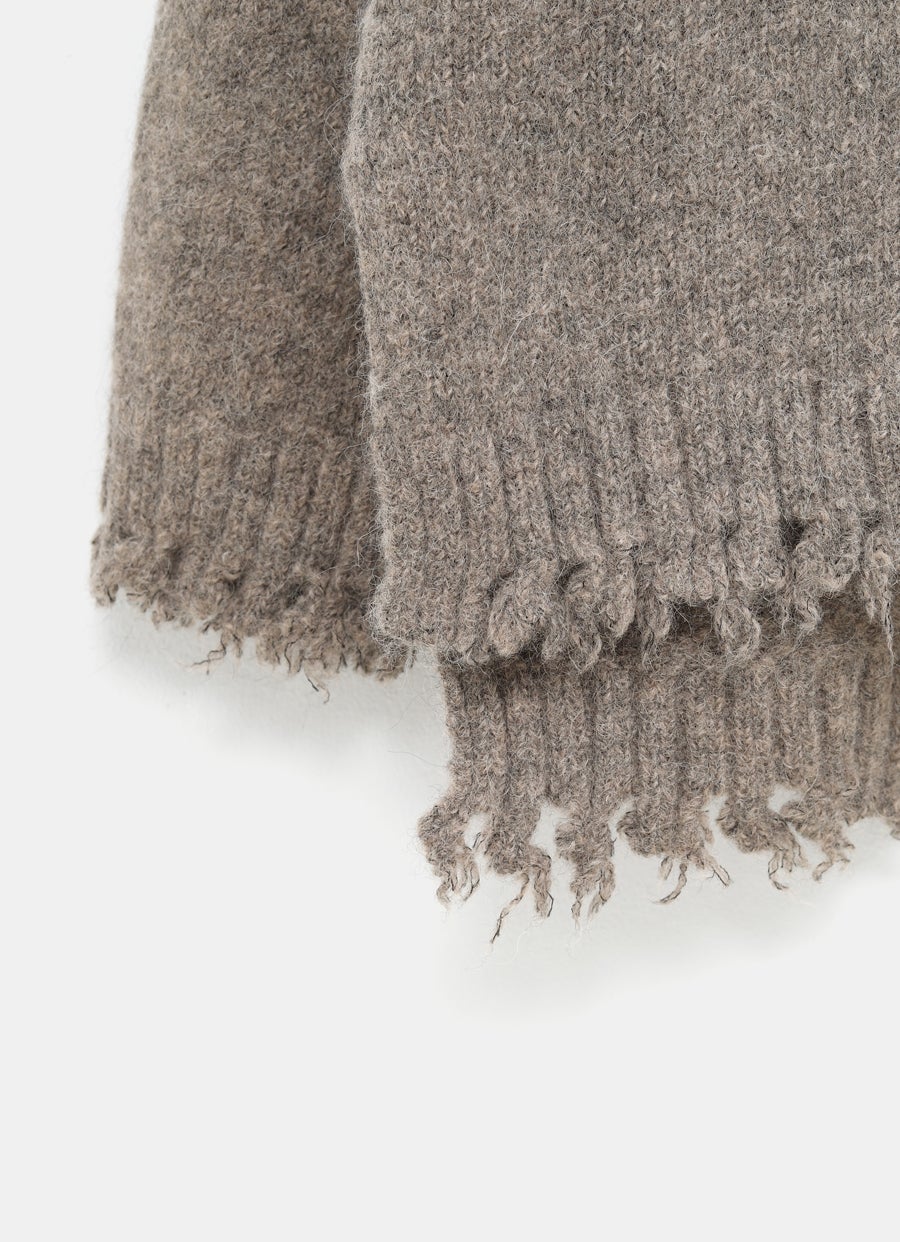 Jersey Fray de cuello redondo