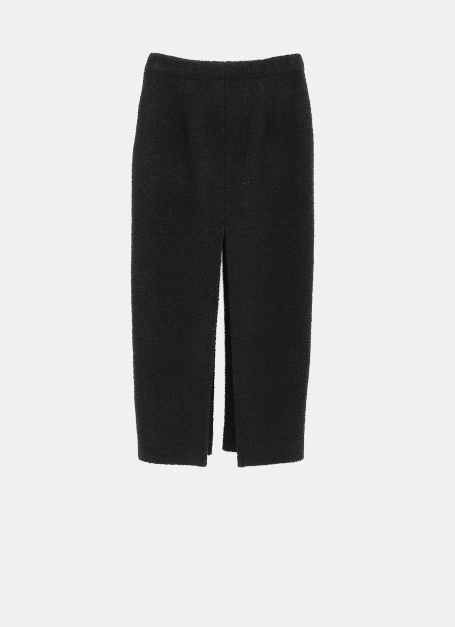 Falda de bouclé para mujer