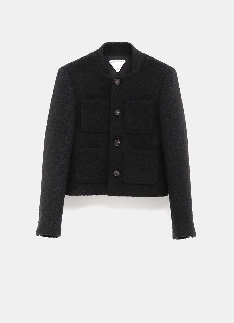 Chaqueta de bouclé para mujer