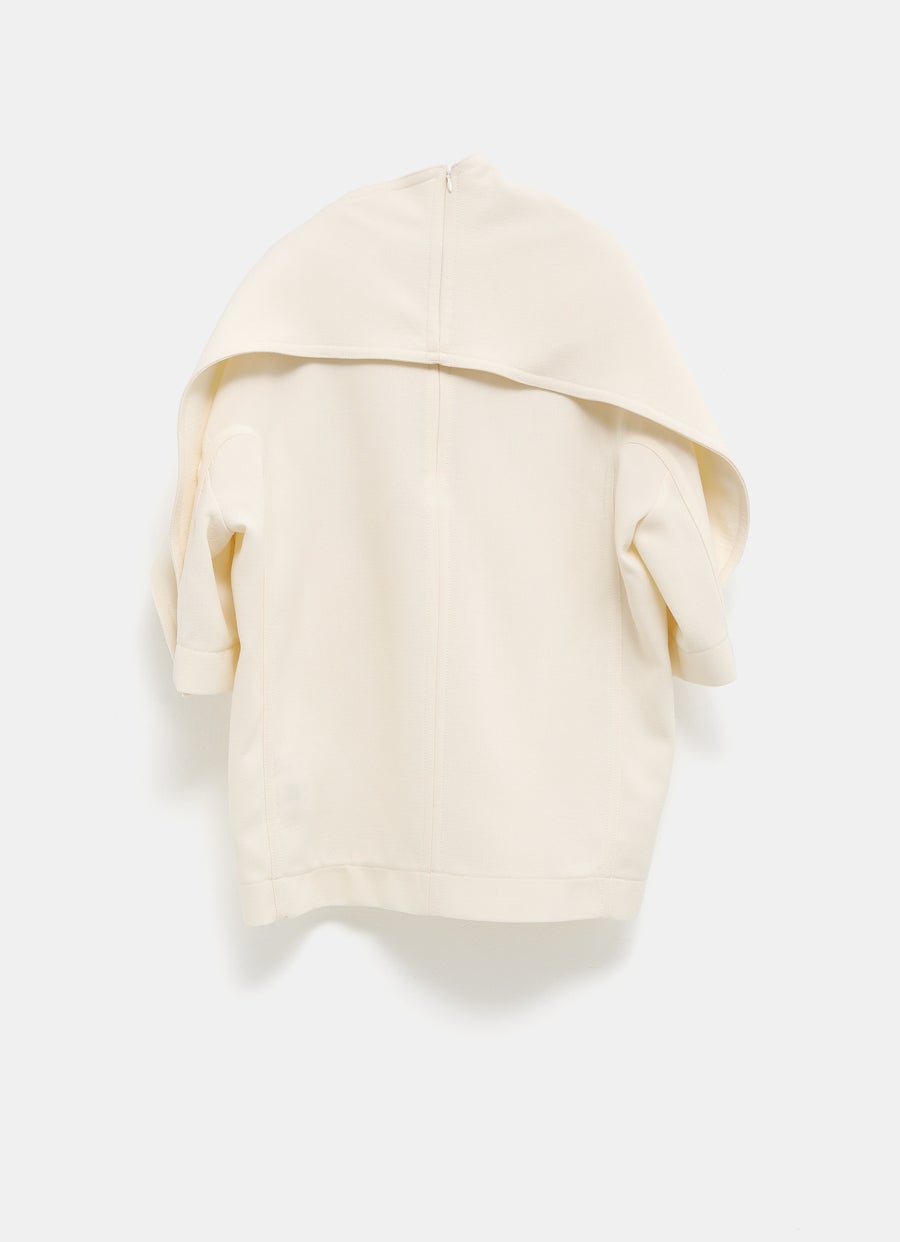 Top de crepé de lana