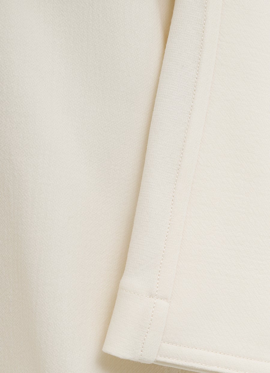 Top de crepé de lana