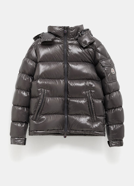 Plumífero corto Maya con capucha para hombre