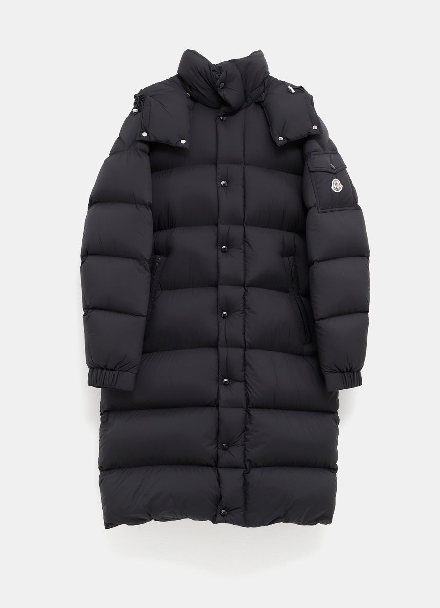 Plumífero largo con capucha Hanoverian para hombre