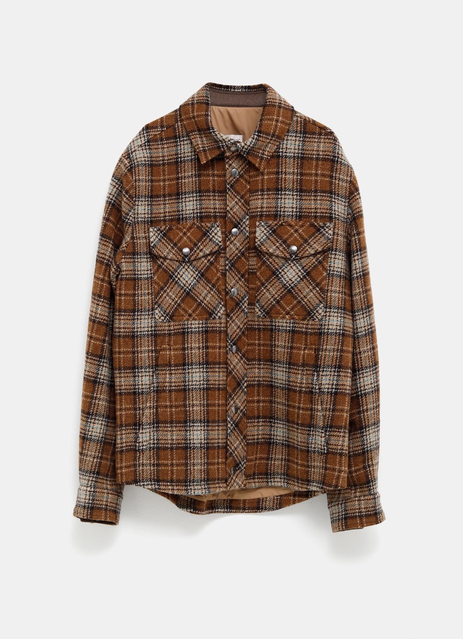 Camisa a cuadros para hombre