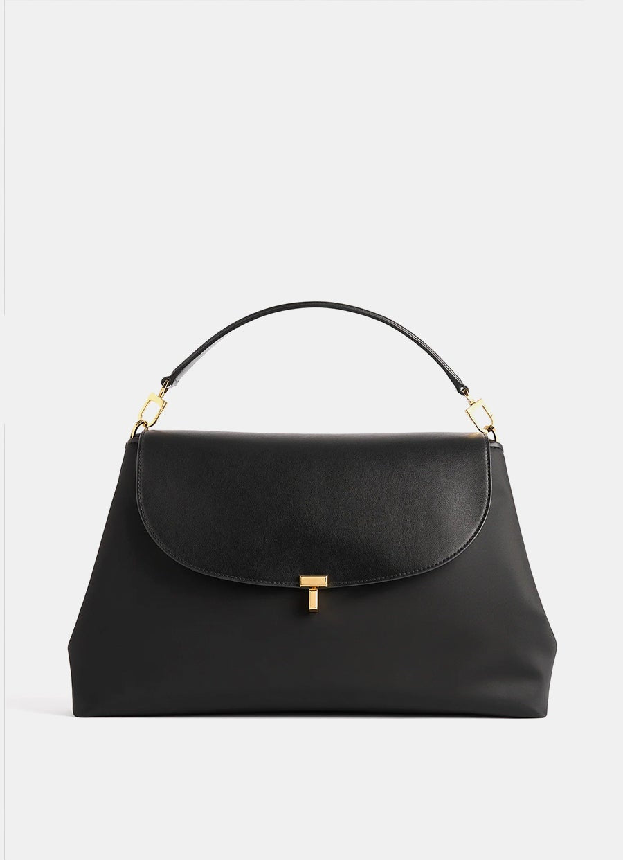 Bolso Satchel T-Lock de nailon