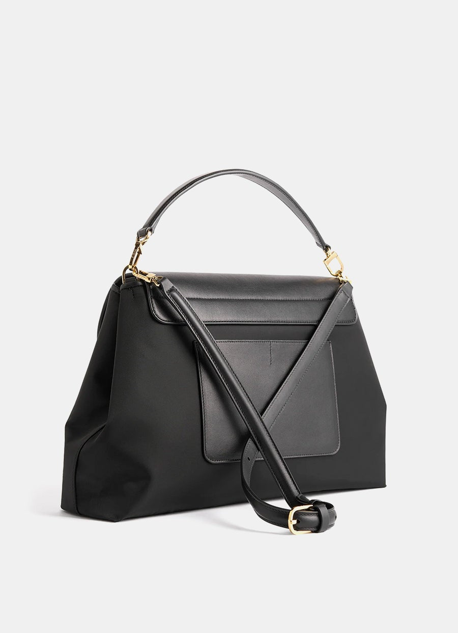 Bolso Satchel T-Lock de nailon