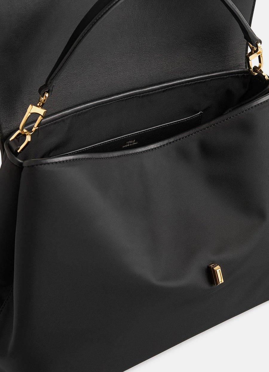 Bolso Satchel T-Lock de nailon