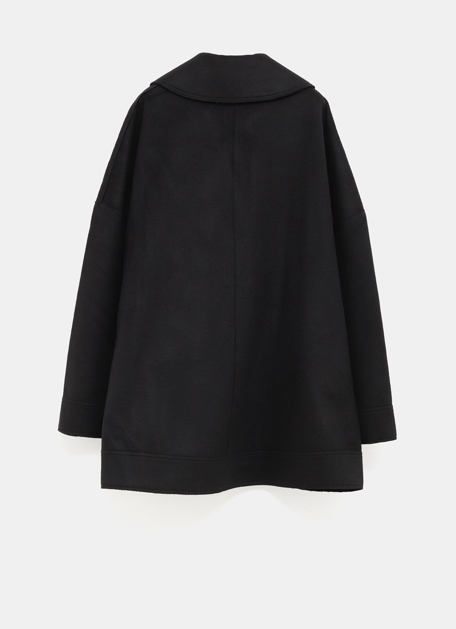 Abrigo corto de lana