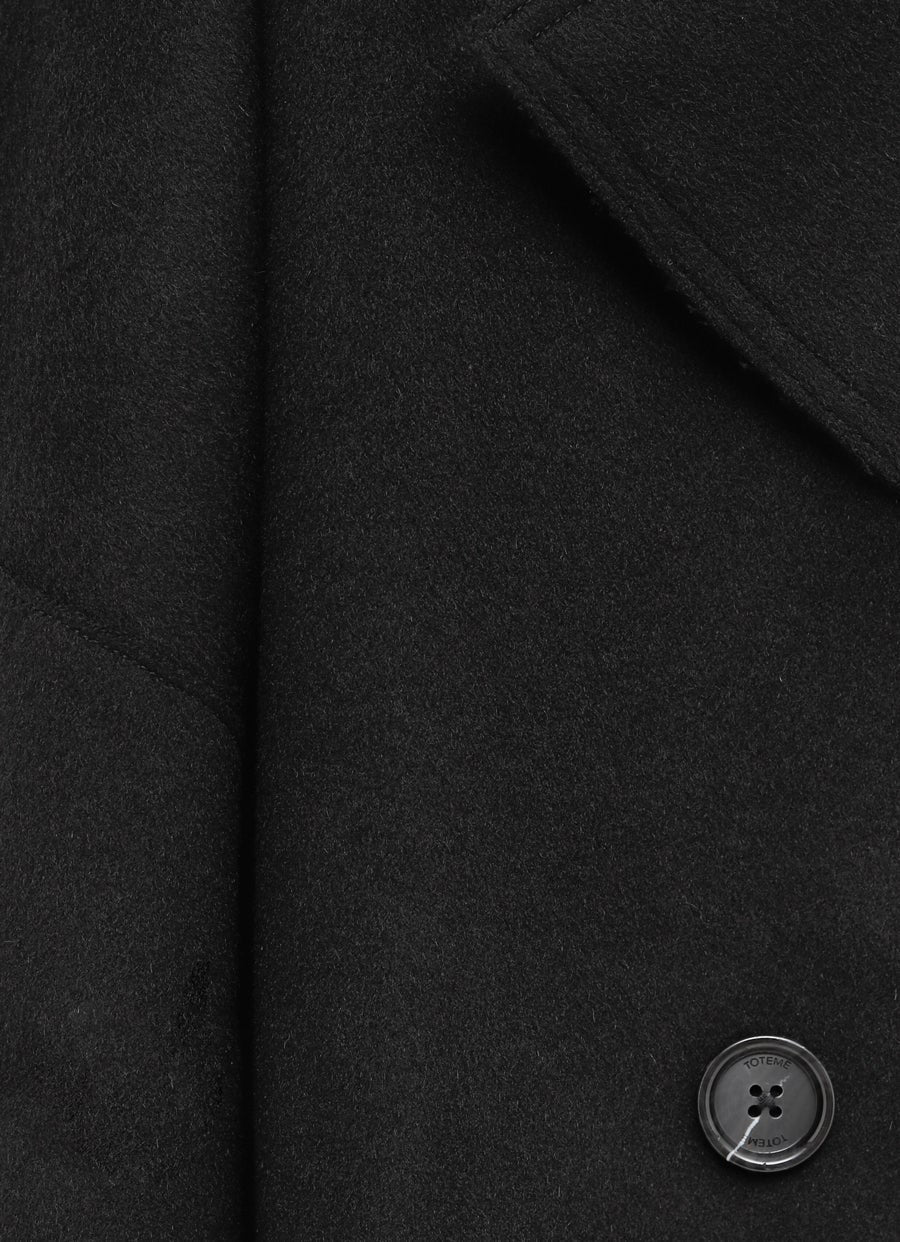 Abrigo corto de lana