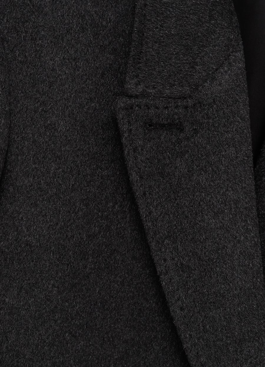 Abrigo cruzado de cashmere