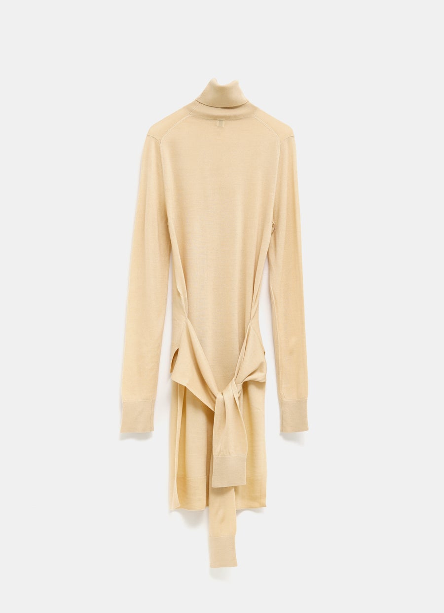 Jersey de cuello alto con doble manga