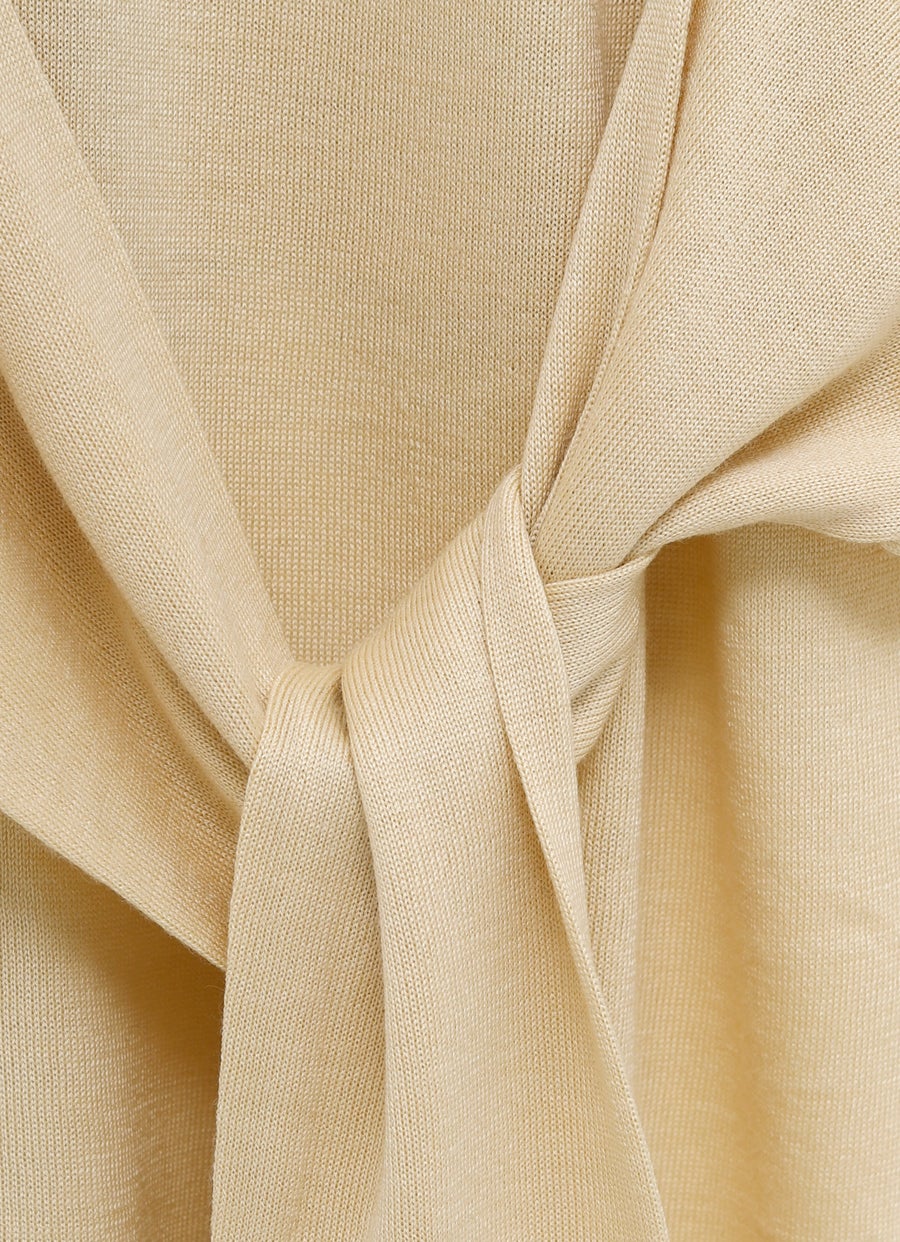 Jersey de cuello alto con doble manga