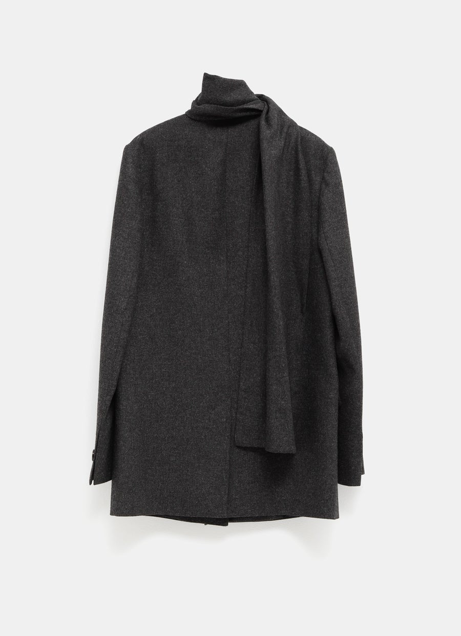 Chaqueta con bufanda