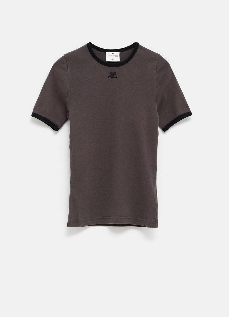 Camiseta Signature de contraste para mujer