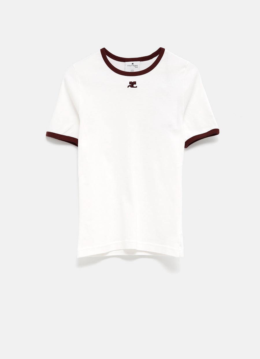 Camiseta Signature de contraste para mujer