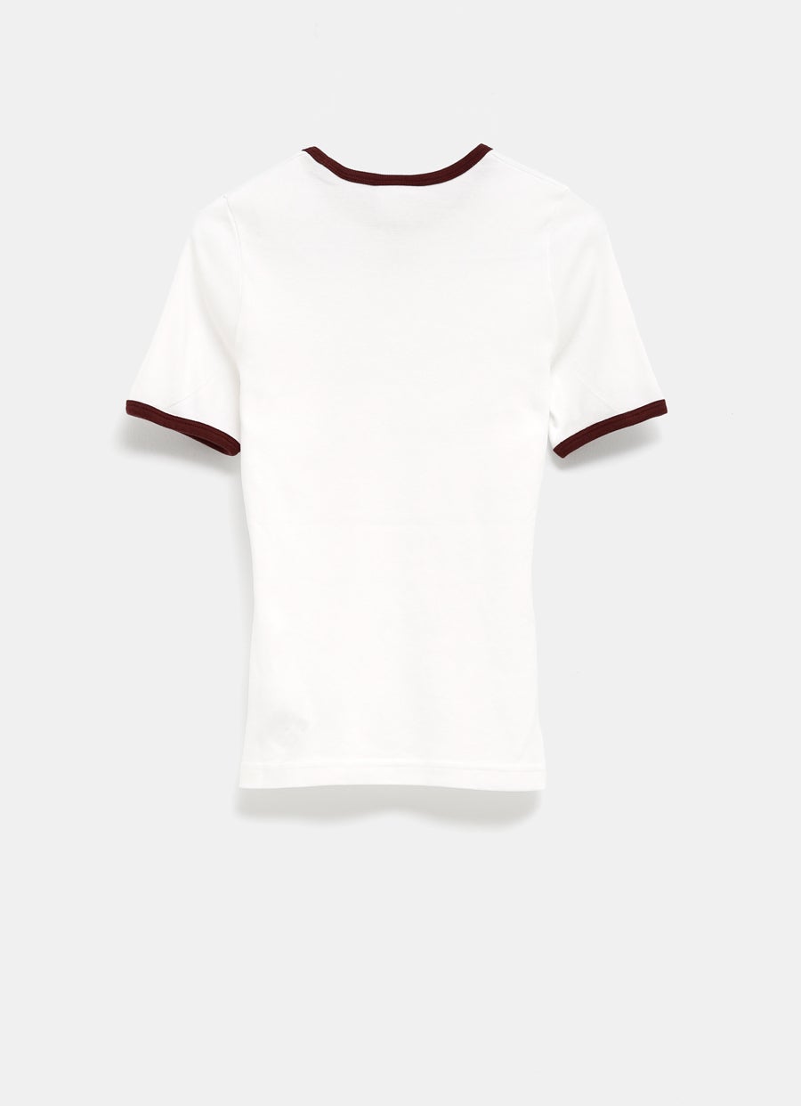 Camiseta Signature de contraste para mujer